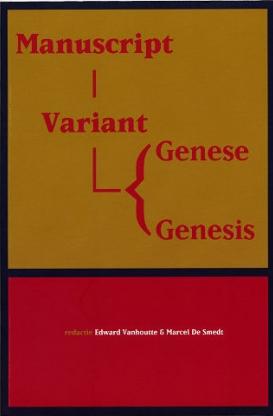 manuscript variant genese genesis cover